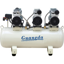 90L 850W*3 Oil Free Air Compressor Dental Machine